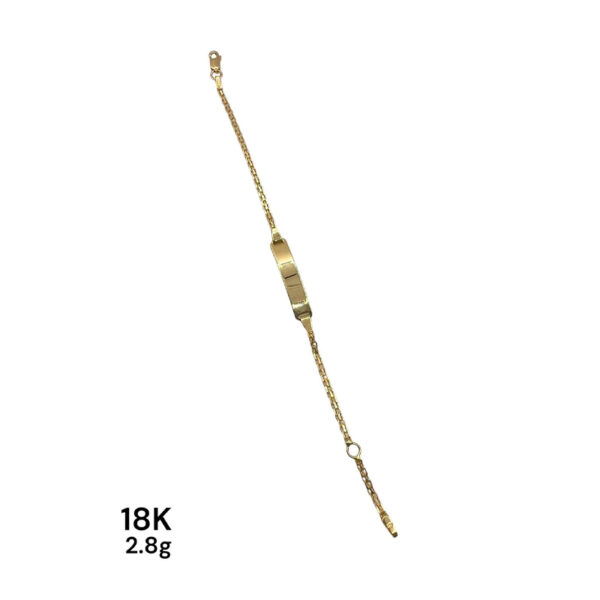 Pulsera de Niño Unisex Oro 18k